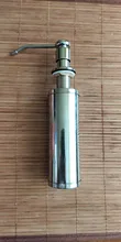 Liquid-Soap-Dispenser Bottle Sink Pump Stainless-Steel Complete Kitchen Counter Deck