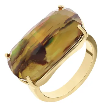 

Silver ring with alpanite sunlight sample 925