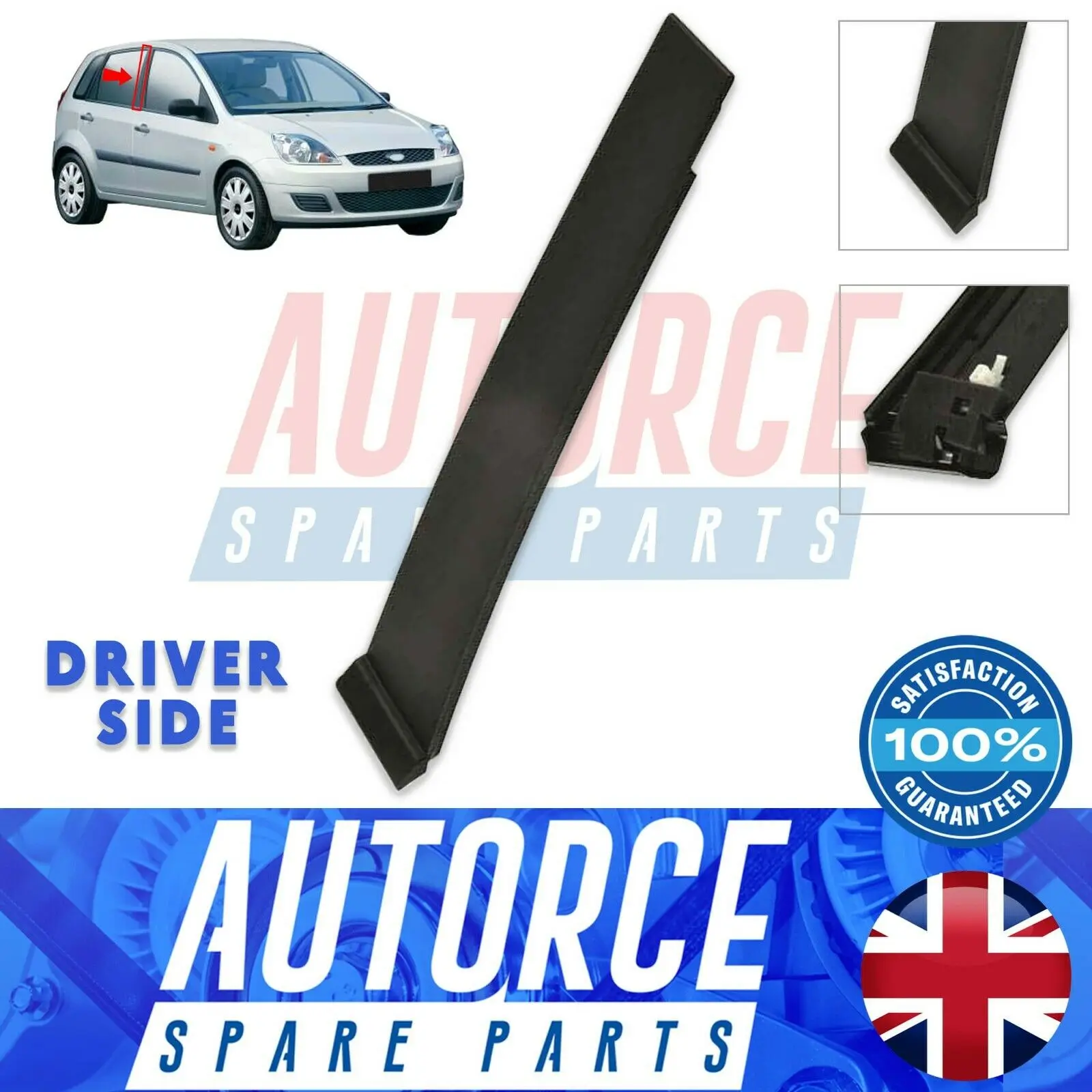 Для FORD FIESTA MK5 для задней правой двери пластиковая литье отделочная панель 4/5