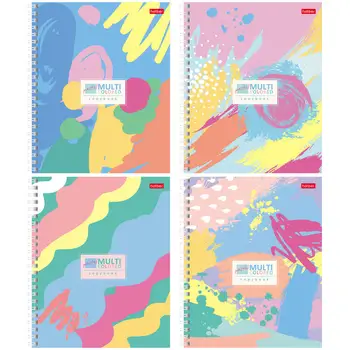 

Notebook 48L A5, cage on the comb hatber "multicolored", Matt lamination