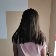 ¡Largo SHANGKE sintético recto peluca con diadema! Peluca de cabello ondulado de fibra resistente al calor para mujer Peluca de fiesta/de uso diario para niña