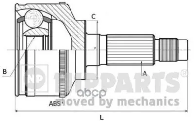 Шрус Наружный Комплект Nipparts N2820313 Nipparts арт. N2820313