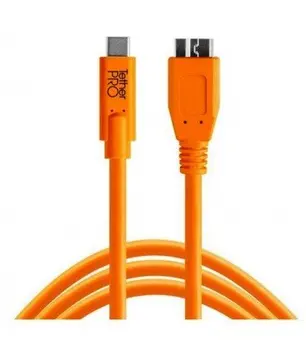 

TETHER TOOLS PRO CORD USB-C 3.0 MICRO B 4.6M ORANGE (CUC3315)