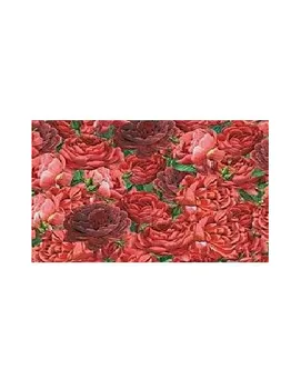 

DECOUPAGE PAPER NAPKINS WITH SIZE 50X70 CM 85 GR BRAND FONTORPIN MODEL RED ROSES