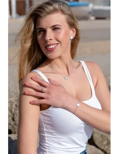 Anillo Plata Rodiada Circonitas