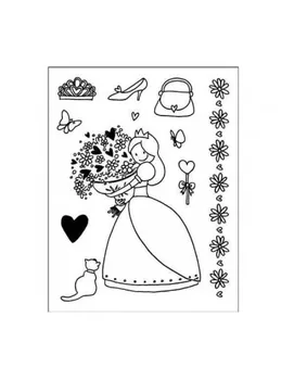 

TRANSPARENT STAMPS IN SET MINI 7x9 CM PRINCESSES