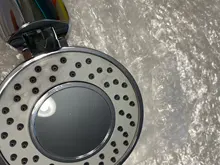 Cabezal de ducha de doble cara, regadera de doble función, ahorro de agua, redondo, ABS, cromado, de mano de alta presión