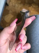 Extensión de pestañas postizas de acero inoxidable, rizador de pestañas postizas, pinzas de pestañas, aplicador, pinza, maquillaje de ojos, herramientas de belleza