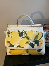 De Lujo bolso de diseño para invierno hembra f diseñador de moda de lujo bolsos bolsas de mujeres Miss Sicilia flores damas Floral verano