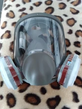 Mascarilla facial para fumigación, filtro para el trabajo, seguridad, protección contra el formaldehído, 6800