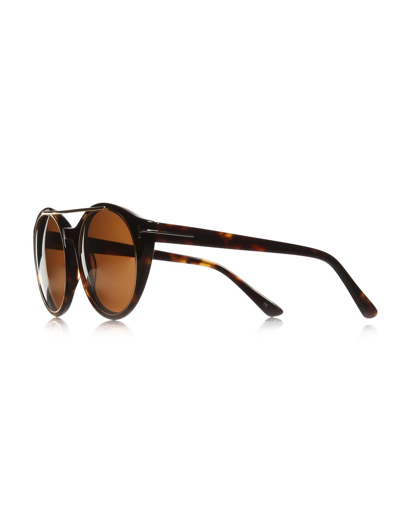 

Unisex sunglasses rh 15756 02 bone Brown organic round round 52-19-140 rachel
