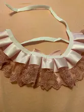 Moda Bowknot para mascotas Collar de encaje Baberos lindo encaje Collar babero perro gato adorable Collar decoración collares para perro pequeño