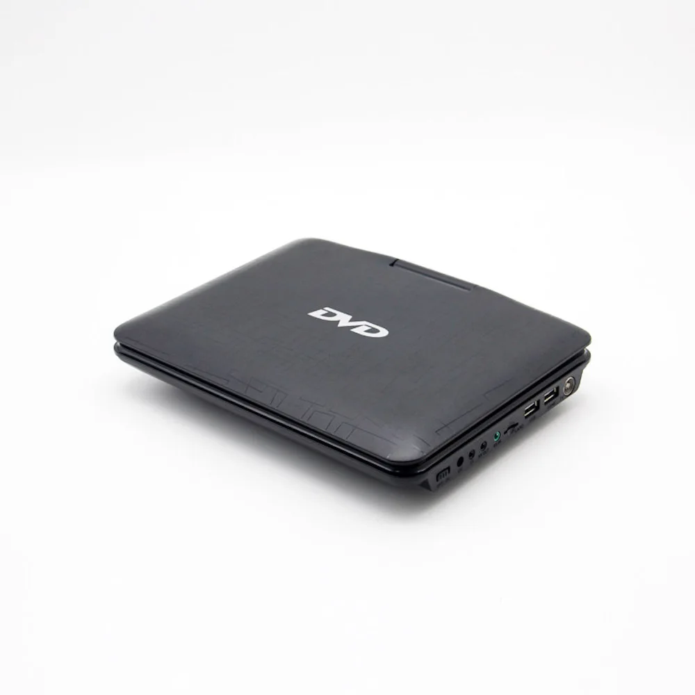  Portable dvd player with tv tuner DVB-T2 swivel screen record player TV for home car charger Eplutu