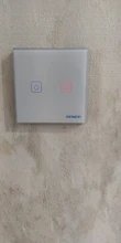 Glass-Panel Wall-Switch Touch-Screen-Switch Eu-Light BONDA 1-Gang White Crystal AC220V