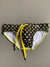 Bañador estampado para hombre, ropa de baño Sexy, bañadores triangulares, Brave Person, traje de baño de cintura baja, pantalones cortos a la moda, 2020
