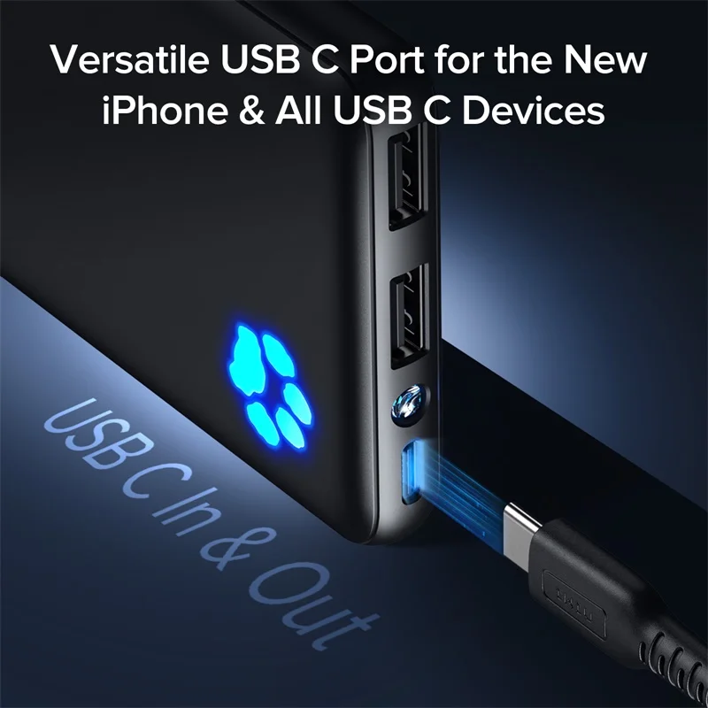 INIU PD 10000mAh Портативное зарядное USB устройство с портативное Power Bank Быстрая зарядка
