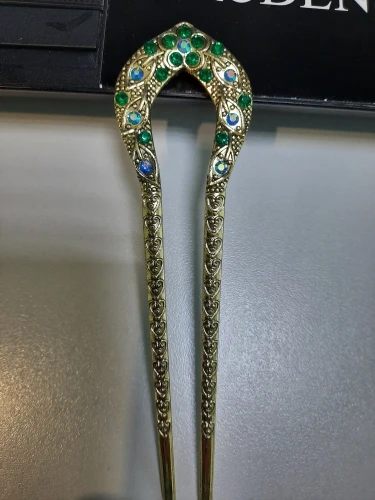 Retro Jewelry AntiqueBronze Plated Hairpins u Shape Hairs Stick Hair Ke