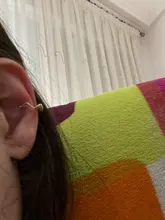 Pendientes de una sola oreja con Clip, estrella, corazón, remache, arcoíris, CZ, Color dorado y plateado, joyería, Aretes no perforados