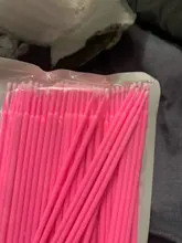 100 desechables maquillaje extensión de pestañas herramientas pestaña simple aplicador cepillo de la máscara de pestañas de algodón de maquillaje hisopo herramienta