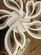 Modern LED Chandelier Light Bedroom Living-Room Ceiling Remote-Control-Function 