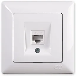 

PnpnElectrıc Gns Visage Ambiance Single Data Socket (RJ45 Cat6) White