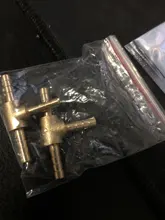 Adapter Hose-Fitting-Tee Barbed-Coupling-Connector 16mm Brass T-Shape 10mm 8mm 12mm 3-Way