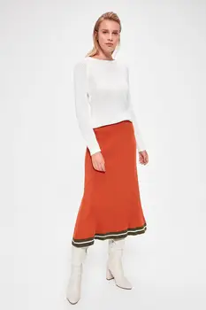 

Trendyol Ribana Detailed Knitwear Skirt TWOAW20ET0360