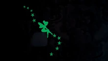 Switch Sticker Room-Decoration Fairy Fluorescent Glow-In-The-Dark Moon Luminous Cartoon