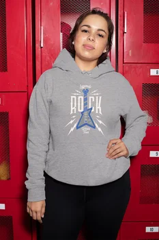 

Angemiel Wear Legend Rock Gray Women 'S Hooded Sweatshirt