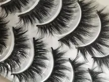 ISEEN-pestañas postizas de visón Natural, largas, delicadas, dramáticas, suaves, voluminosas, Kit de maquillaje, 5/8 pares