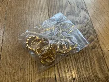 Docona-Conjunto de Anillos de perlas de cristal para mujer, Color dorado geométrico, corazón, dedo nudillo, joyería 2020