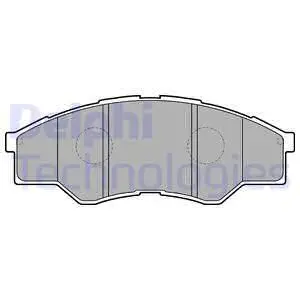 Колодки дисковые п.\ Toyota Hilux Pick-up 2.5D 06 DELPHI LP2060