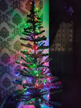 Christmas-Lights Led Garland Eu-Plug Outdoor 100m 220v 20m 50m 30m