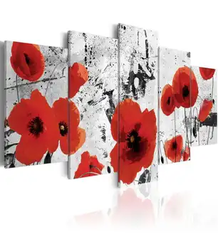 

Picture-scarlet flowers