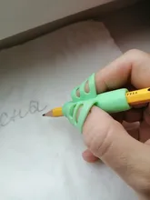 Lápiz para escribir para niños, soporte para bolígrafo de silicona para aprender a practicar, dispositivo para corregir postura, 3 uds.