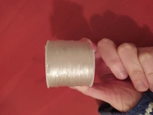 CHONGAI-cordón elástico de cuentas de cristal, cuerda blanca de 1,0mm, hilo para collar, pulsera, accesorios de joyería, decoración, 45M