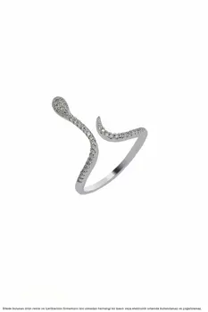 

Silver Snake Design Lady Ring