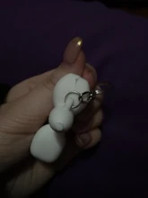 Nuevo creativo de dibujos animados globo de Llavero perro colgante anillo de hombres y mujeres par bolsa de llavero colgante venta al por mayor