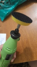 OOTDTY-Placa de respaldo para lijadora, 2 pulgadas, 3mm, mango, mezcla de grano, disco para lijadora, pulido, almohadilla