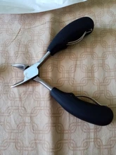 Uñas ranura especial tijeras de uñas boca oblicua Olecranon las uñas de los pies Clipper con incrustaciones de clavo del clavo Clipper pedicura manicura herramienta