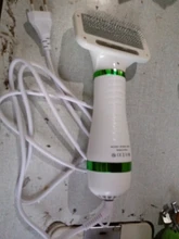 Pet secador de pelo portátil 2 en 1 pelo de perro de mascota doméstica aseo gato Peine del pelo de perro con pelo de temperatura ajustable cepillo para mascotas