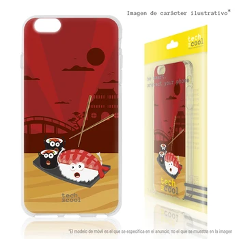 

FunnyTech®Silicone Case for Sony Xperia L1 Cartoon Sushi design