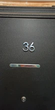 Door-Plate Sign Sticker Number-House Address Abs-Plastic Plaque Hotel 0123456789 Digits