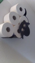 Toilet Roll Holder Sheep Wall Mount Black Metal Toilet Paper Wc Tissue Storage