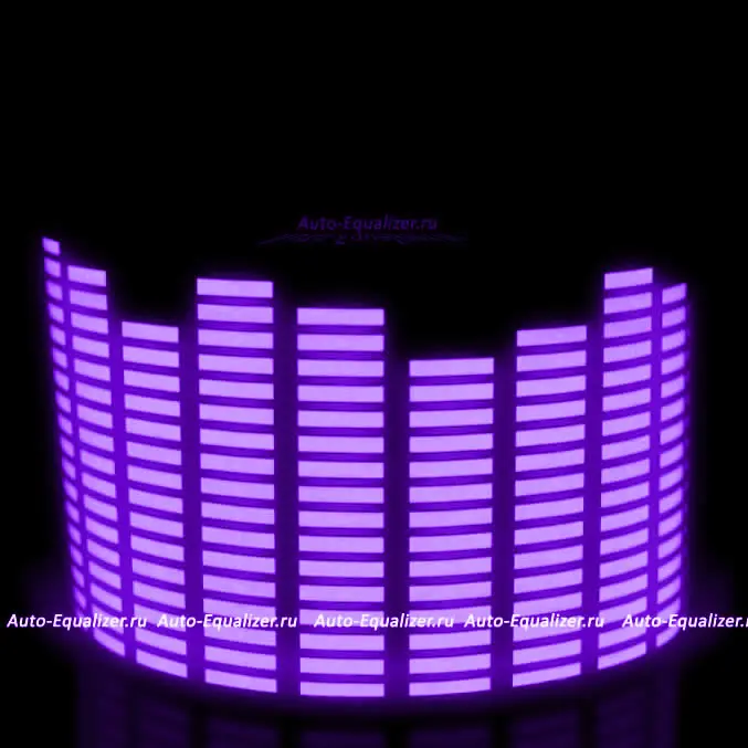 EQ on the back glass car (purple 70 х20 cm) | Автомобили и мотоциклы
