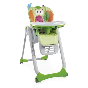 

Highchair CHICCO Polly 2 Start - 4 wheels Parrot