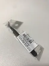 Pinza de mano de 1,0 MM para decoración de uñas, herramienta de selección de Gel acrílico para decoración de gemas, diamantes de imitación, pinzas negras para pestañas, 1 unidad