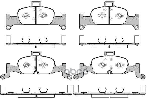 1691 00_колодки Дисковые П.! Audi A4 15 Remsa 169100 Remsa арт. 169100