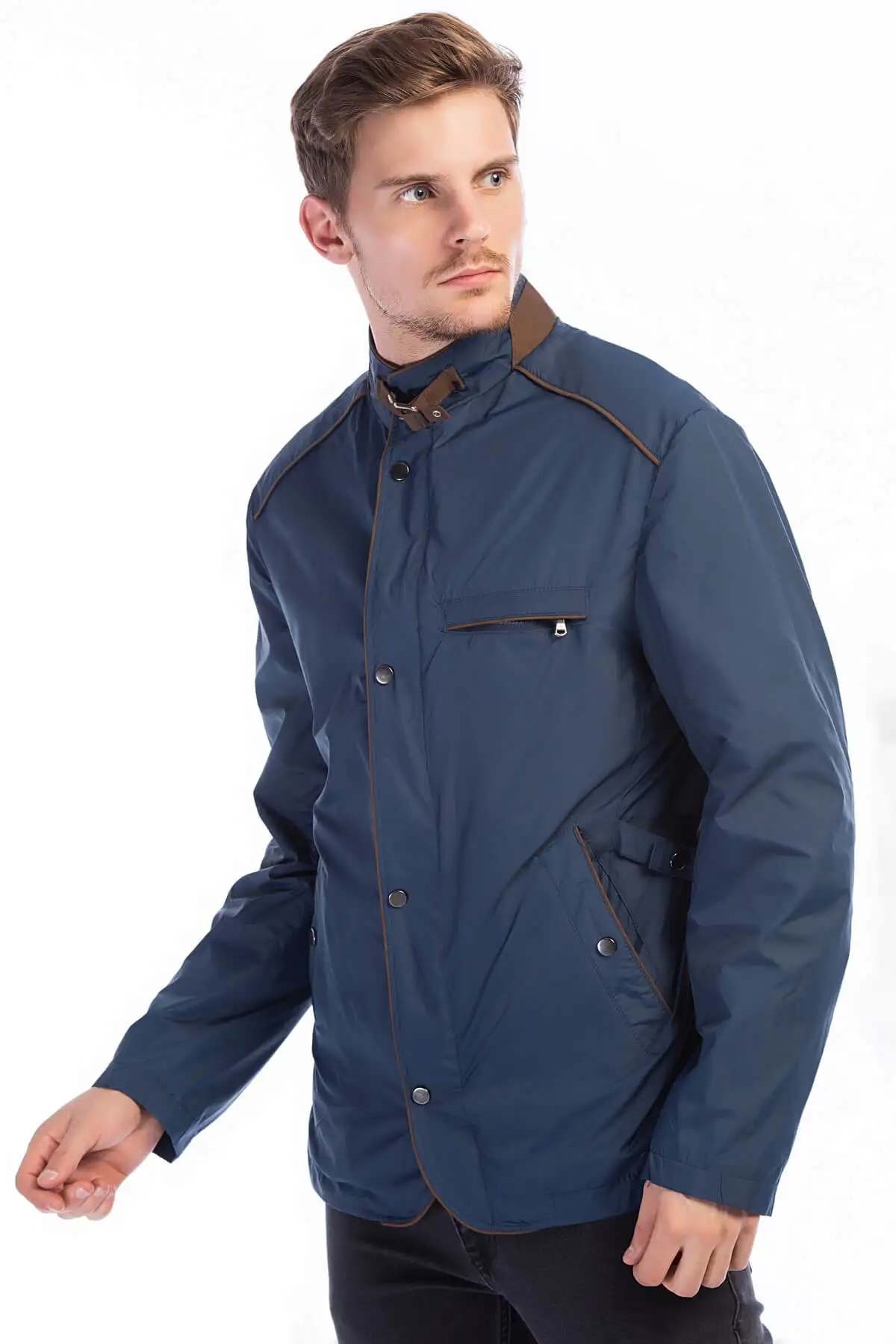 Dewberry мужской открытый темно-синий Coat-1040001L3400