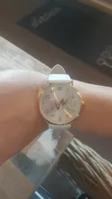 Reloj de pulsera de cuarzo de cuero para mujer, accesorio elegante y sencillo, de marca de lujo, gran oferta